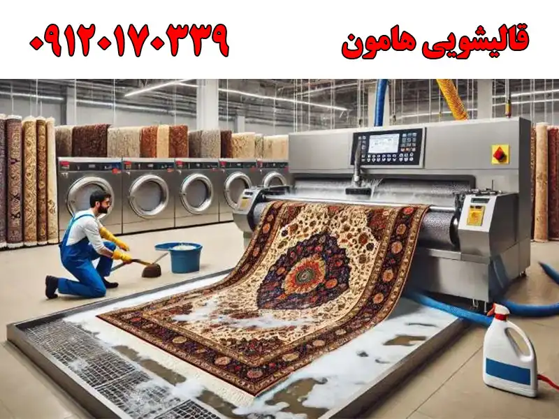 قالیشویی هامون در مهرشهر