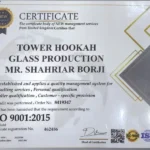 تولیدی شیشه قلیان برجی در رباط کریم