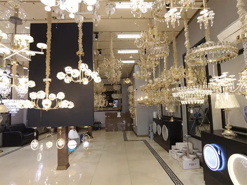 لوستر کریستال لایت در لاله زار