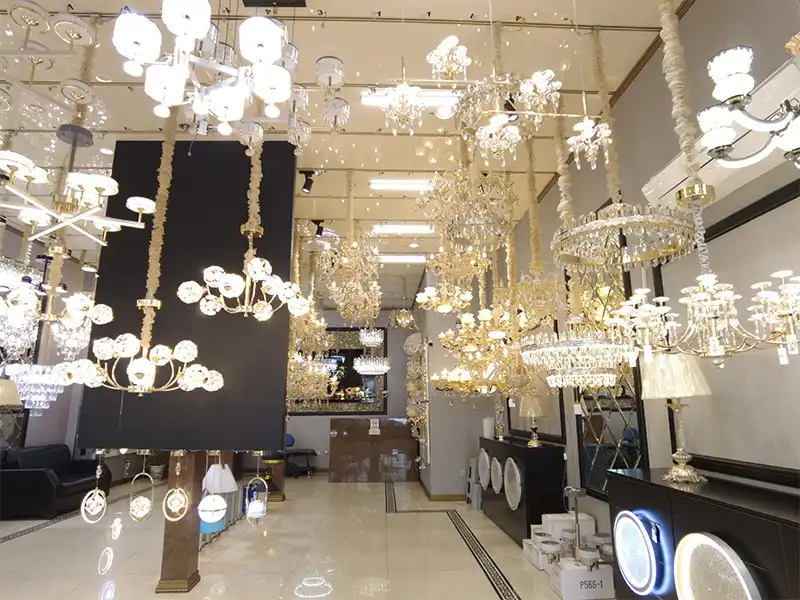 لوستر کریستال لایت در لاله زار