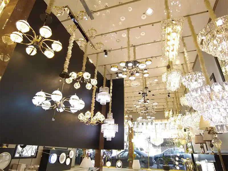 لوستر کریستال لایت در لاله زار