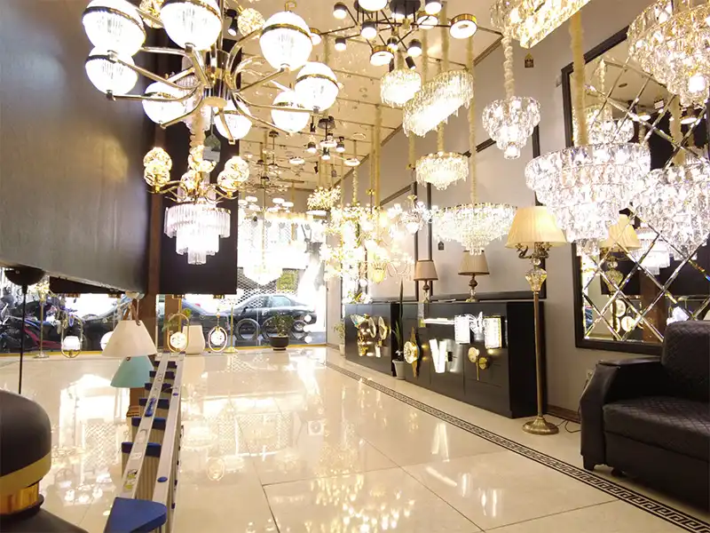 لوستر کریستال لایت در لاله زار